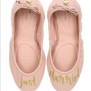 Kate Spade Just Married Flats